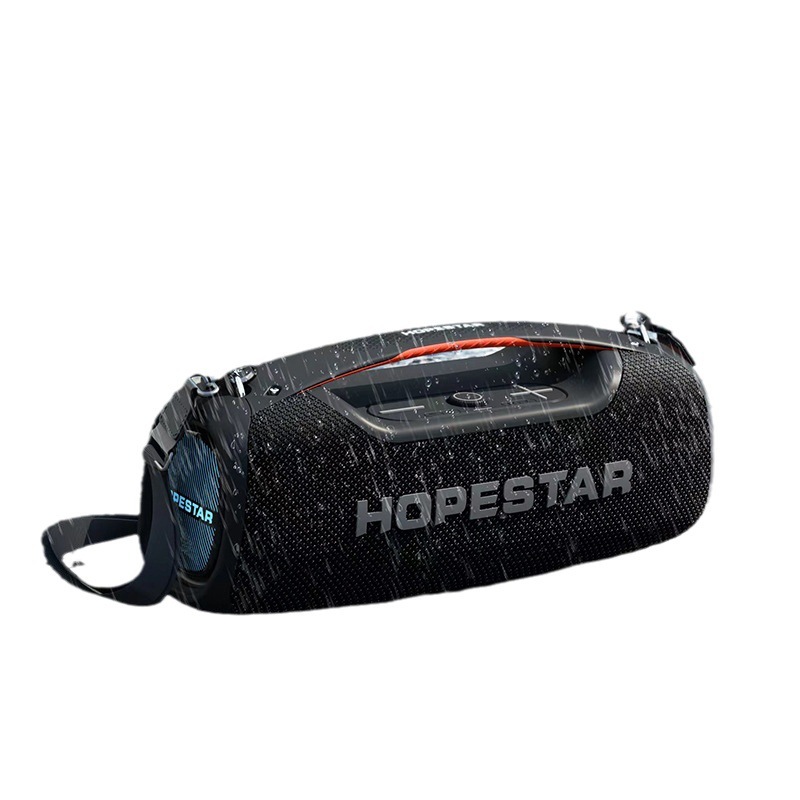 HOPESTAR-A60 ลำโพงบลูทูธไร้สายกำลังสูง 100W ลำโพงพกพากันน้ำสำหรับกลางแจ้ง พกพาสะดวก มีสายคล้องไหล่