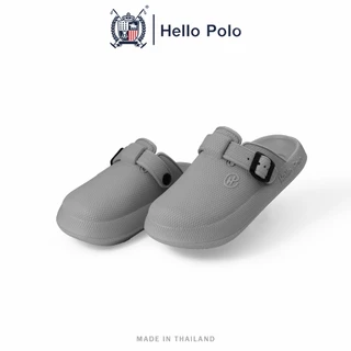 Hello Polo รองเท้าเปิดส้น รองเท้าแตะแบบสวม แฟชั่น EVA พื้นนิ่ม สวมใส่สบาย Size 36-45 รุ่น HP8047
