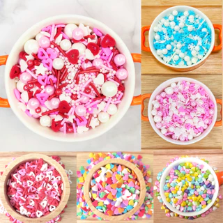 KP Mama น้ำตาล เม็ดมุก Sprinkles 25-50 กรัม/ถุง แต่งหน้าเค้ก คุกกี้ โดนัท ไอติม เค้กป๊อบ บราวนี่หรืออื่น ๆ