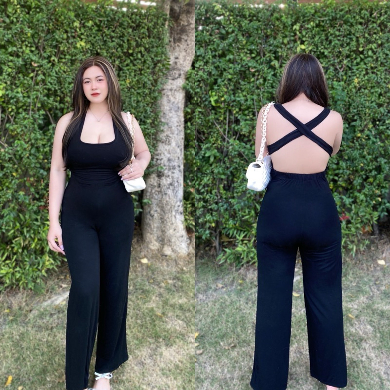 D39-S4J2🌹 - (งานตัด) จั้มสูทเรย่อน X ใส่ได้ทั้งทะเล เซ็กซี่มาก ดินเนอร์แฟนหนุ่มก็ปังจนห่วง อก36-44“