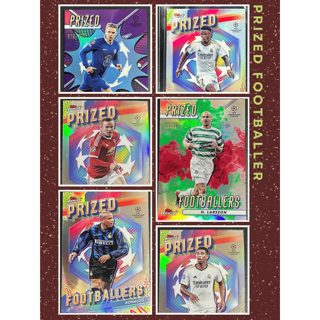 SET PRIZED FOOTBALLERS : RONALDO, ROONEY, VINICIUS, BELLINGHAM, MUDRYK, LARSSON