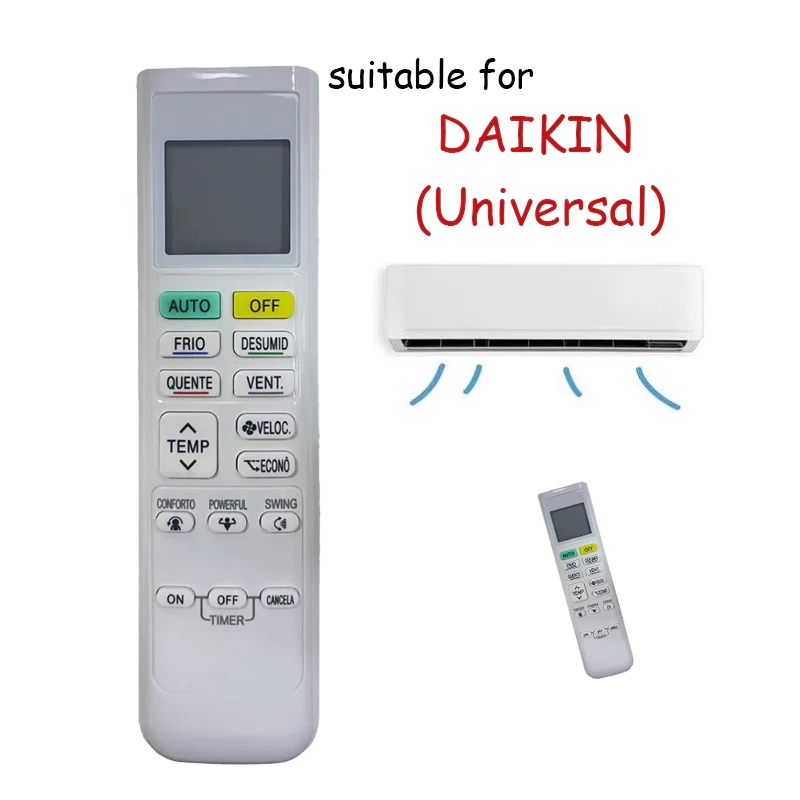 รีโมทแอร์ DAIKIN รีโมทสากล Remote รีโมทแอร์ DAIKIN รีโมท ใช้ได้กับทุกรุ่น ต้องจับคู่กันถึงจะใช้ได้ K