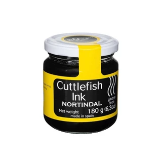 หมึกดำ ทำอาหาร ซอสหมึกดำ ดีหมึกดำ ธรรมชาติ Nortindal Squid Ink / Cuttlefish Ink (หมึกดำ) 500g