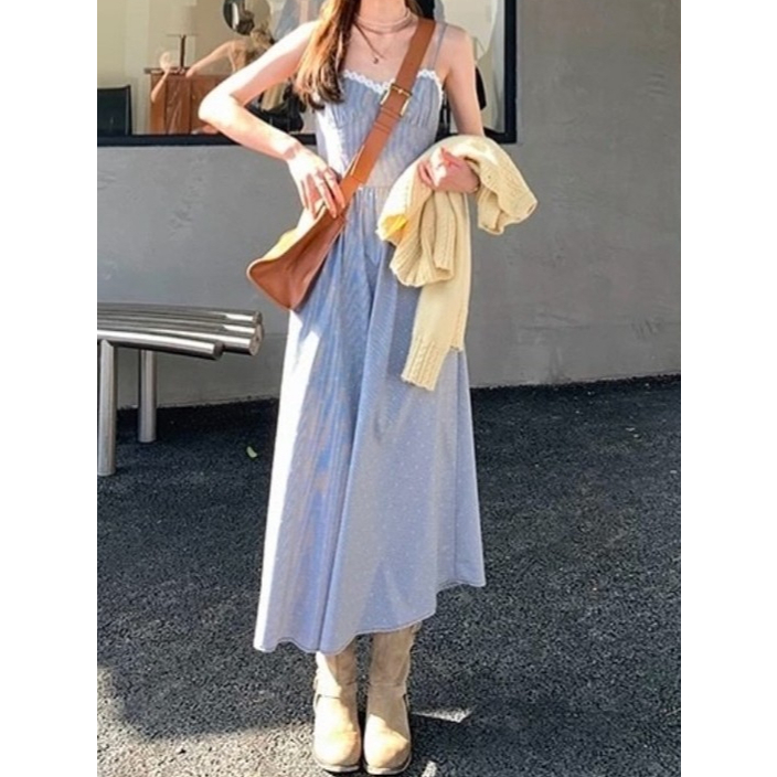 Mogwany พร้อมส่ง S Audrey Dress เดรสทรงสวยใส่สบายดีไซน์น่ารัก ใส่เที่ยว,ใส่ถ่ายรูป,ใส่ออกงาน น่ารักมากๆค่าา