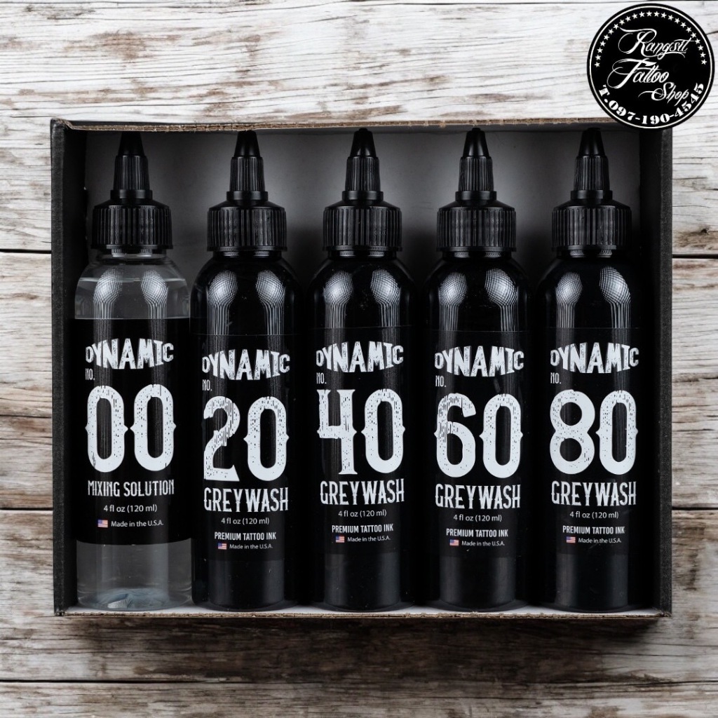 ชุดทำเงาไดนามิก DYNAMIC GREYWASH Set 4oz.