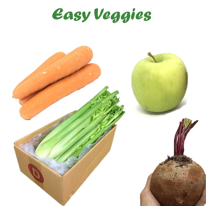 ชุดปั่นน้ำผักสุดคุ้ม เซเลอรี่ แครอทออสเตรเลีย แอปเปิ้ลเขียว บีทรูท สูตรป้องกันภูมิคุ้มกัน