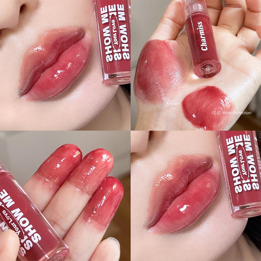 Charmiss Show Me Your Love Glitter Lip Gloss กลอส ฉ่ำวาว ปากอิ่ม น่าจุ๊บ