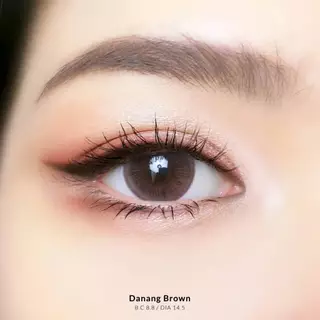 💧ค่าอมน้ำ65% คอนแทคเลนส์ Hydrogel 🌈Danang🌈 Brown / Gray (ulens) ขนาดบิ๊กอาย💖