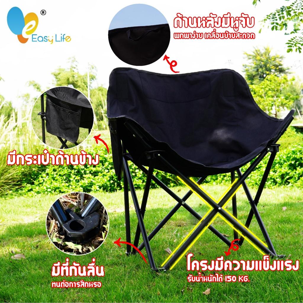 เก้าอี้Camping เก้าอี้ปิคนิคพับได้ เก้าอี้สนาม เก้าอี้กางเต็นท์ เก้าอี้พับได้ สะดวกแข็งแรง ใช้งานง่ายเก็บง่าย - รูปที่ 2