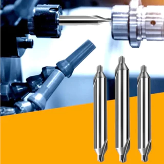 ดอกนำศูนย์ HSS 60องศา สีเงิน CENTER DRILL HSS ขนาด 1mm - 6mm