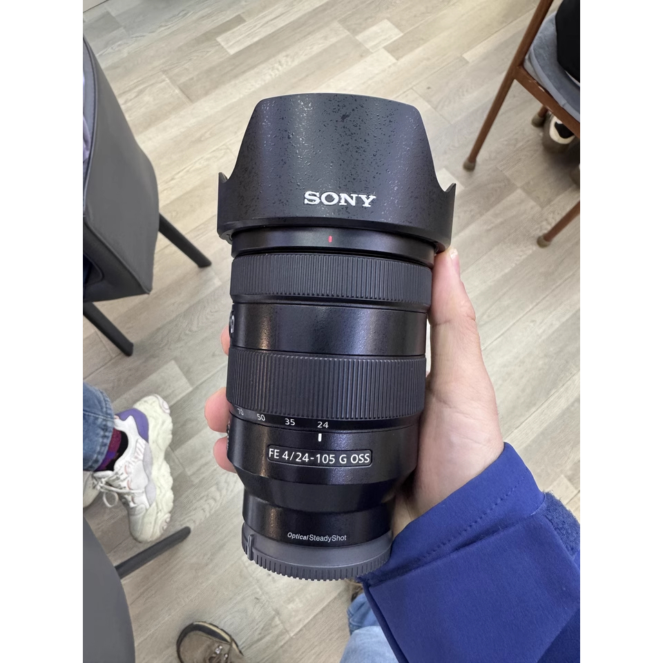 ฮูดเลนส์ Sony FE 24-105mm f/4 G OSS เกรดหนา มือ 1 ตรงรุ่น ▶️▶️ มีโลโก้ SONY ◀️◀️