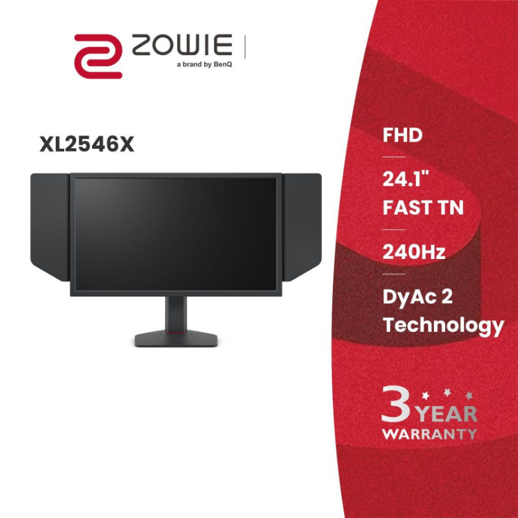 ZOWIE XL2546X Fast TN 240Hz DyAc™ 2 Esports BenQ Monitor จอเกมมิ่ง 24.5นิ้ว
