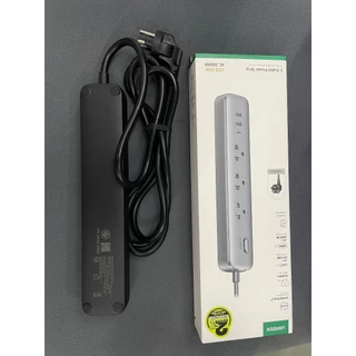 UGREEN ปลั๊กไฟ 30W 3 ช่อง 3680W USB-Ax2 , USB-Cx1 รางปลั๊ก มอก. 1สวิตช์ควบคุม