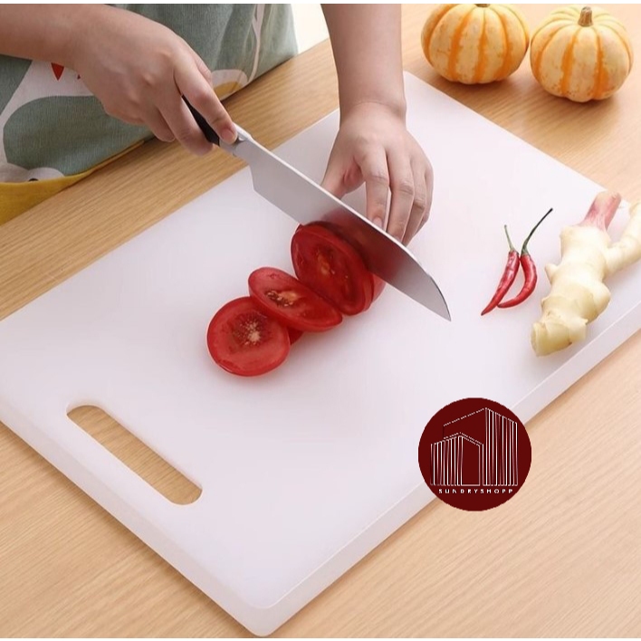เขียงพลาสติก เขียงอเนกประสงค์ หั่นผัก หั่นผลไม้ ความหนา 1.5 cm. ราคา ถูกที่สุด ดีลบีเคเค แกลเลอรีภาพที่ 6