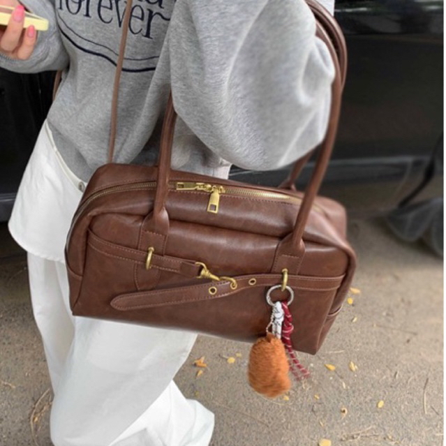 Coopershop | Nutty Bag #พร้อมส่ง กระเป๋าสะพายแต่งเข็มขัด 🚪🧸