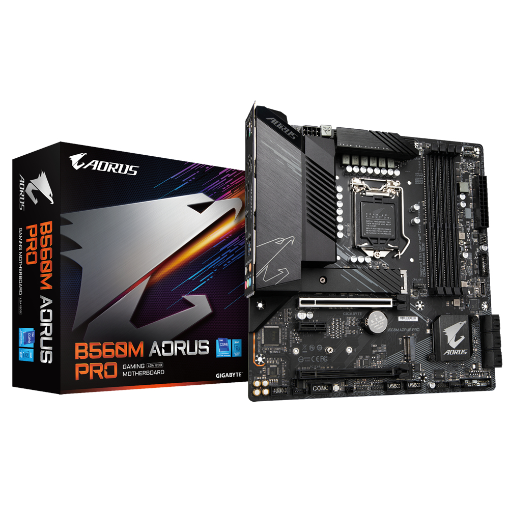 MAINBOARD (เมนบอร์ด) 1200 GIGABYTE B560M AORUS PRO ตัวท็อป พร้อมส่ง