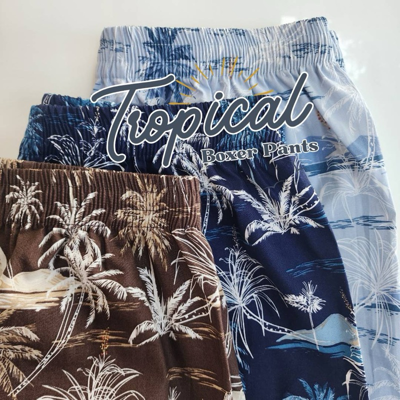 🌊𝙏𝙧𝙤𝙥𝙞𝙘𝙖𝙡 𝘽𝙤𝙭𝙚𝙧 𝙋𝙖𝙣𝙩𝙨 บ๊อกเซอร์boxerทรงเกาหลี​LOL ผ้าคอตตอน ผ้าเชิ้ต เกรดAAA ไม่โป๊ ไม่เข้าวิน s m l xy 2xl 3xl