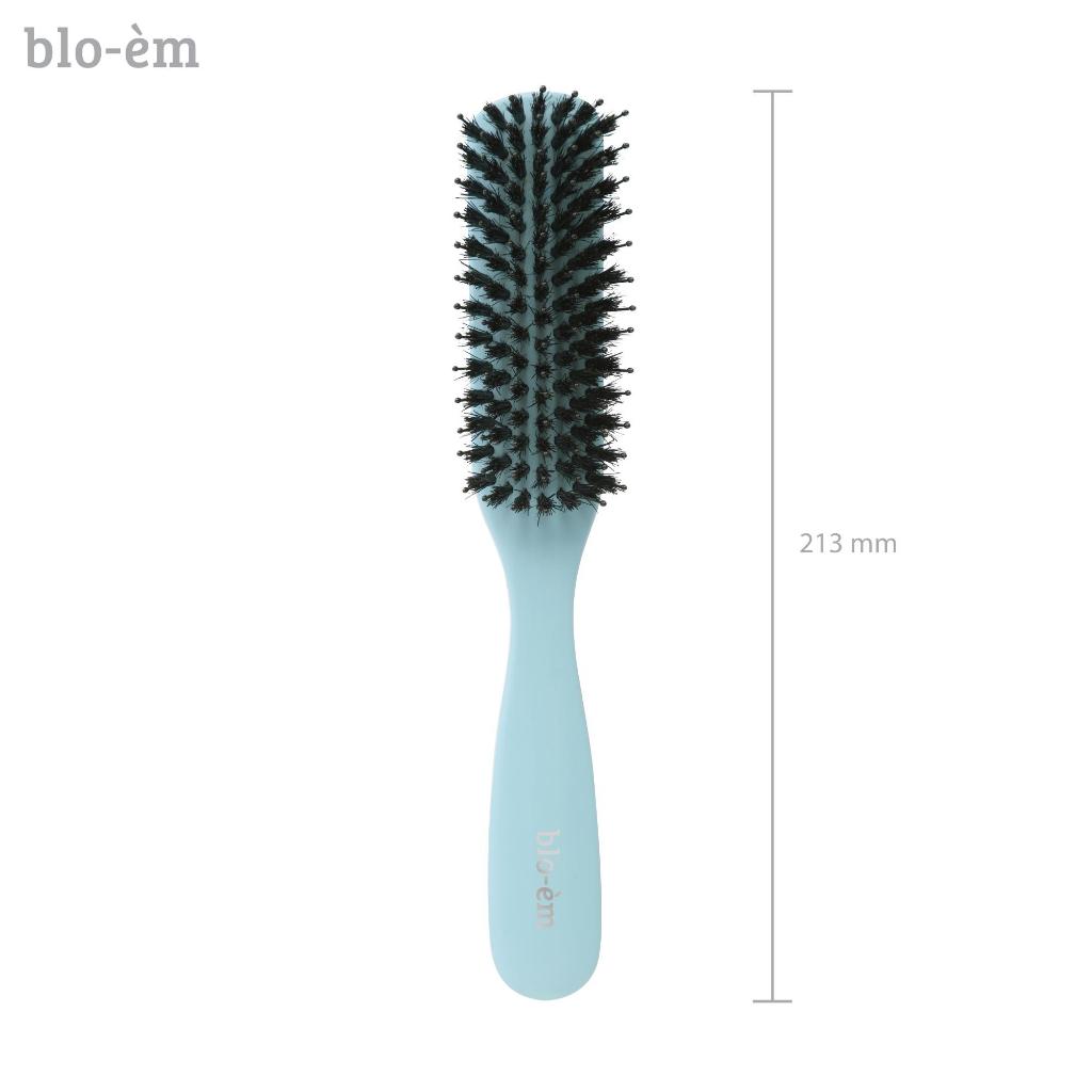 blo-èm สีใหม่! แปรงผมขนหมูป่า สีพาสเทล ด้ามไม้ ลดไฟฟ้าสถิต - BM16147C - รูปที่ 4