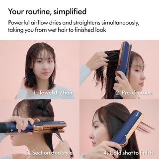 Dyson Airstrait ™ (Ceramic Pink/Rose Gold) เครื่องหนีบผม สีชมพู