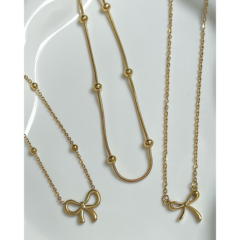 GoSleek - สร้อยคอโบว์น่ารักๆ Necklace 1st collection