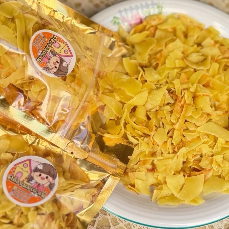 ถูกสุดในแอพ🍊ทุเรียนทอดเกรดC 70 กรัม โปรเด็ด แพ็ค 3 ถุง 199บาท