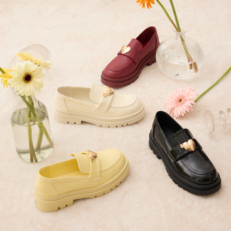 Minx รุ่น Pixie รองเท้า loafer (โลฟเฟอร์) ประดับหัวใจ เสริมพื้น 1.5 นิ้ว minxshoes