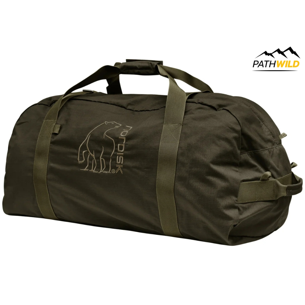 Nordisk Njord Bag 60L/90L กระเป๋า Duffel ผลิตจากวัสดุ Technical Cotton Ripstop ทนทาน ช่องเปิดขนาดใหญ่ หยิบของง่าย