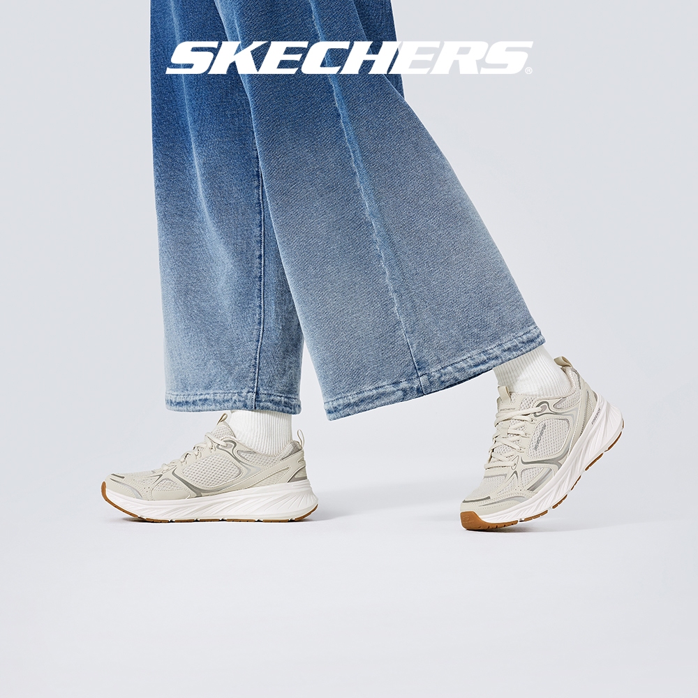 Skechers สเก็ตเชอร์ส รองเท้าผู้หญิง Women Edgeride Silver Eclipse Shoes - 150475-NAT Air-Cooled Memory Foam