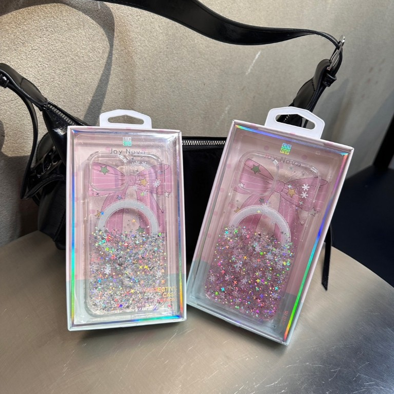 AD335 SET2/ เรซิ่นกากเพชรงานกันกระแทกอย่างดี+แม่เหล็ก งานกล่อง สินค้ามาใหม่ มีพร้อมส่งจากไทย