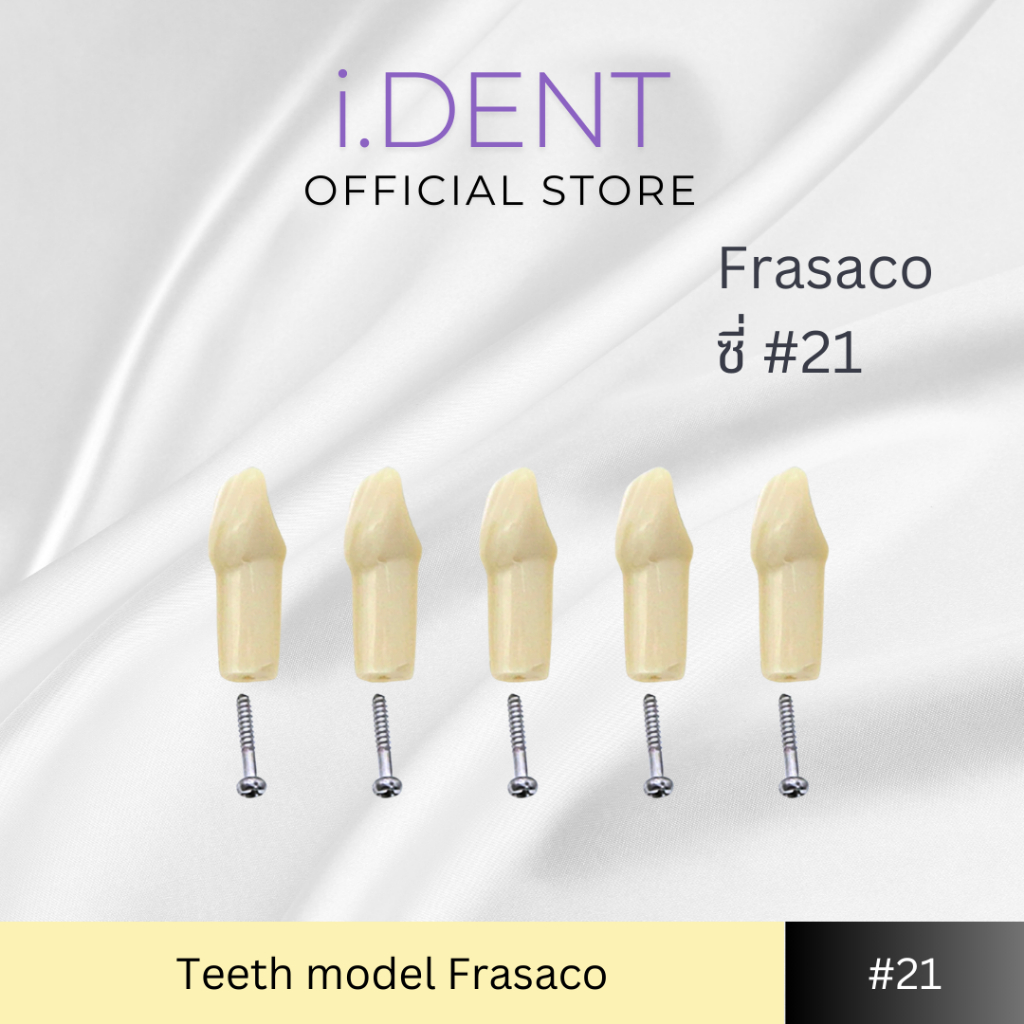 ส่งฟรี โมเดลฟัน ใช้กับเดนโตฟอร์ม ffrasaco ซี่ 21 แถมสกรูทุกตัว