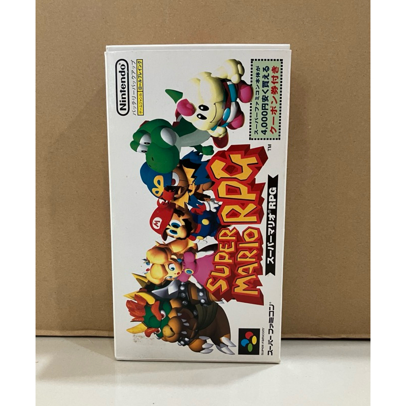 ตลับแท้ Super Famicom (SFC) (japan)(sfc) Super Mario RPG งานกล่องคมสวย
