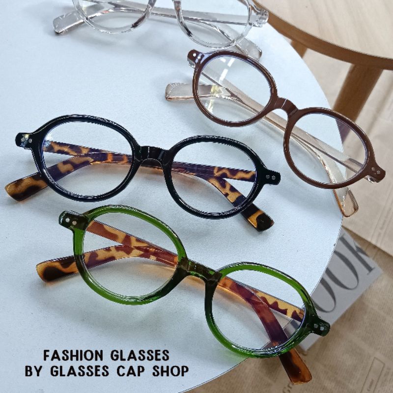 📮พร้อมส่ง📮GL-2506  แว่นตาเลนส์กรองแสงสีฟ้า 100% ใส่สบายตา สไตล์วินเทจ [[ร้านไทย🇹🇭ส่งเร็ว]]