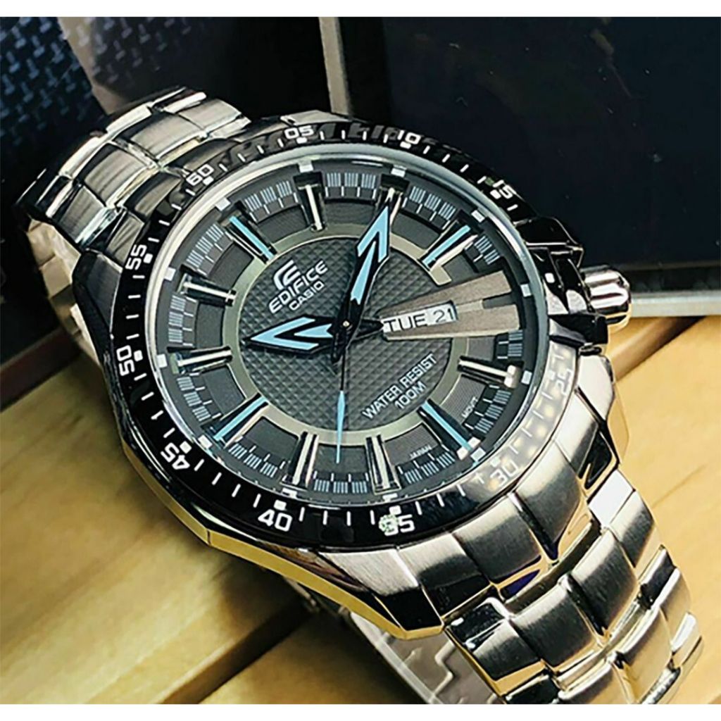 แท้ศูนย์ 44 มม.นาฬิกาข้อมือผู้ชาย Casio Edifice EFV-540 EFV-540D series ประกันศูนย์ไทย 1 ปี