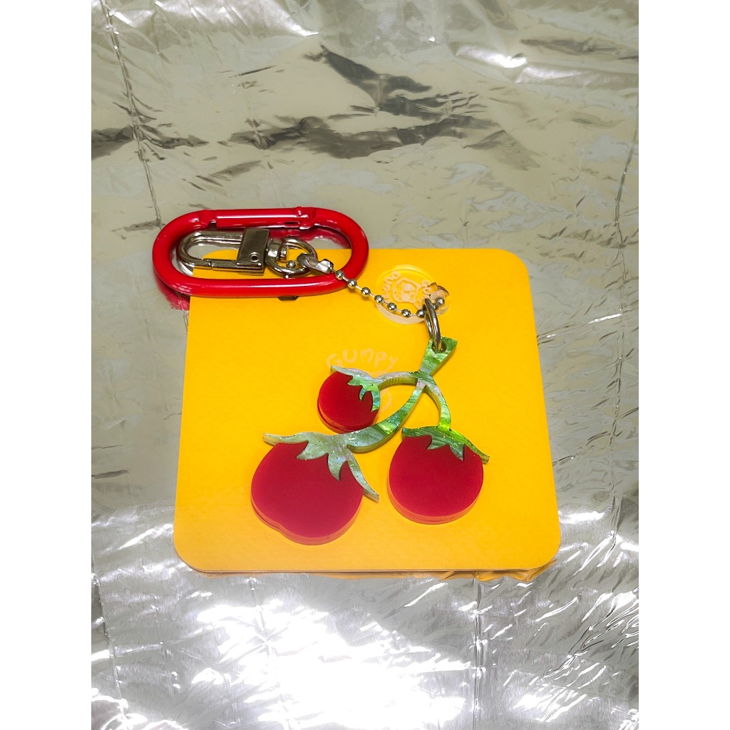 GUMPY DUMMY TOMATO KEYCHAIN 🍅 (VEGGIE COLLECTION)