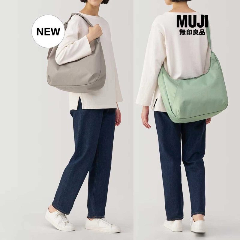 [MUJI] กระเป๋าสะพายข้าง ผ้ากันละอองน้ำ - 2 WAY WATER REPELLENT ONE SHOULDER BAG
