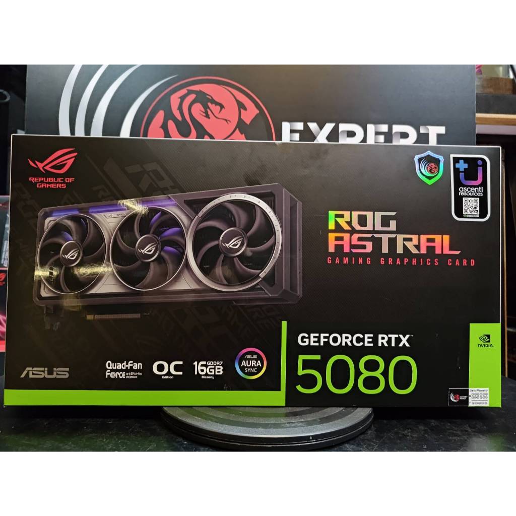 ROG STRIX ASTRAL RTX5080 16 GB GDDR7 OC EDITION