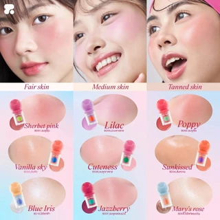 2P ORIGINAL OH MY BLUSH DOT 3g. บลัชหัวโต ติดทนถึง 12 ชั่วโมง กันน้ำ กันเหงื่อ ไม่เป็นคราบ