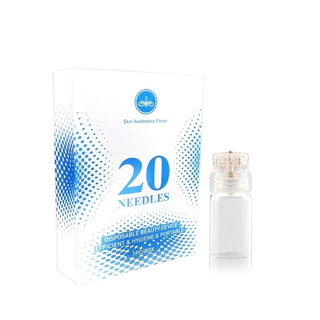 [รุ่นใหม่ส่งจากกรุงเทพ] เข็มกลิ้ง hydra pin 20 กล่องฟ้า เดอร์มาโรลเลอร์