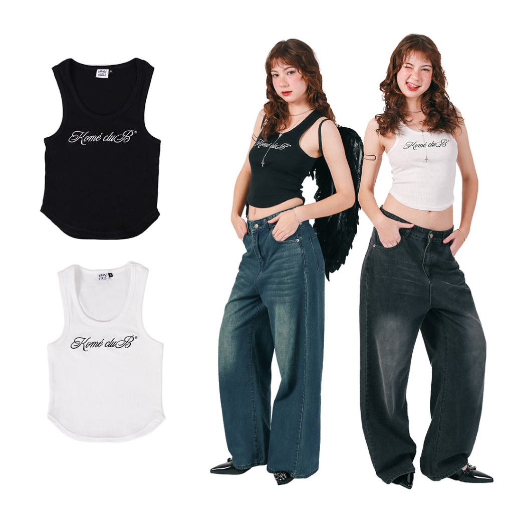 kome.offi เสื้อกล้าม รุ่น adan tank top