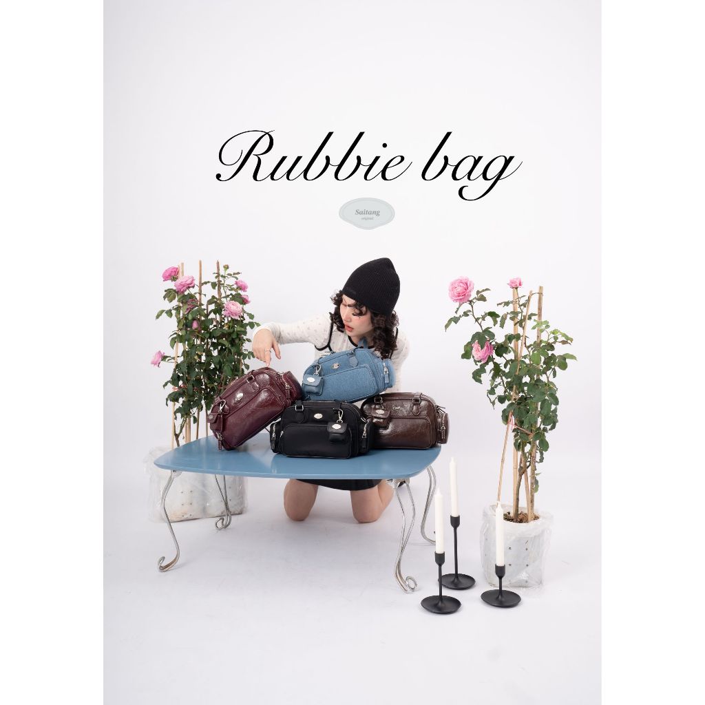 กระเป๋าสะพาย Rubbie bag (new collection 2025 ) แถมสายสะพาย / แถมกระเป๋า mini