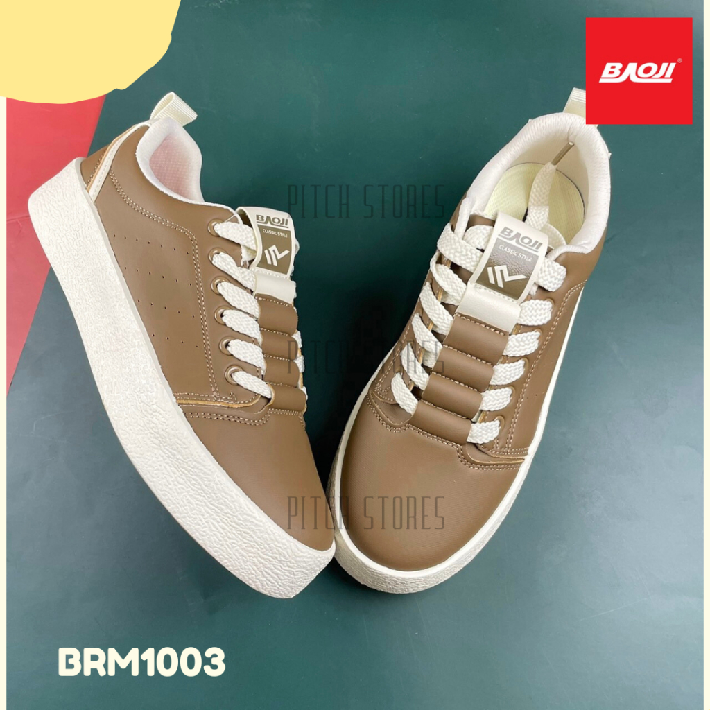 Baoji รองเท้าผ้าใบผู้ชายหนังพียู รุ่น BRM1003 (41-45)