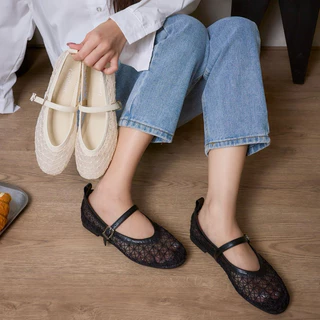 (พร้อมส่ง) Gordinary Lulu รองเท้าตาข่าย Size 35-40 *รุ่นนี้ต้องลดไซส์* (527-b1)