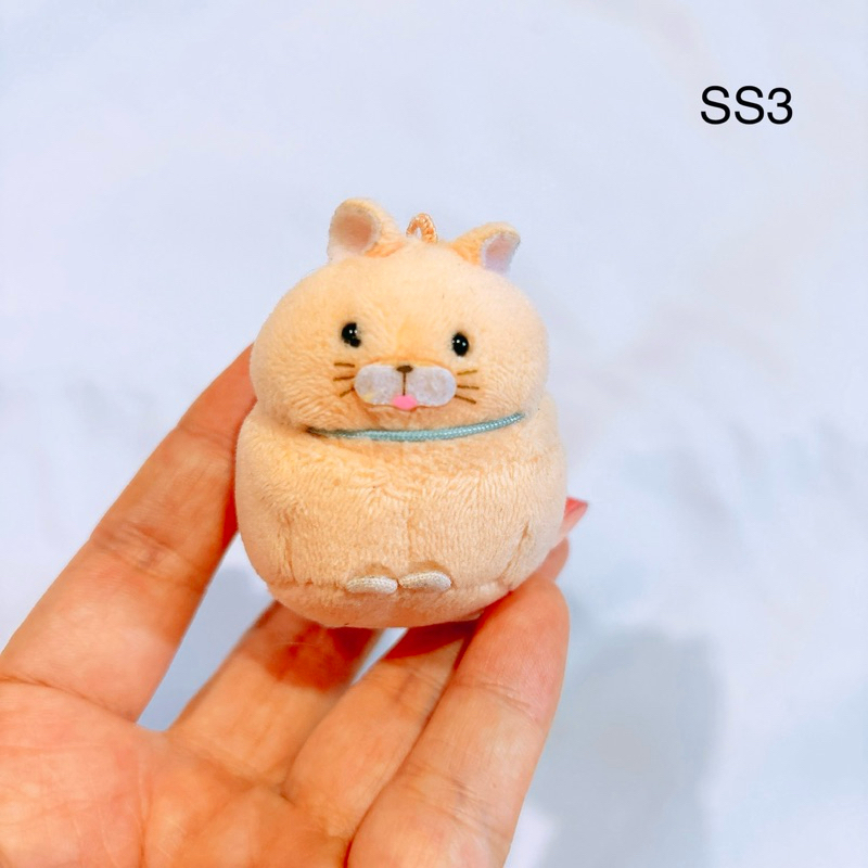 พวงกุญแจ ตุ๊กตา มือสอง แมว แมวส้ม จิ๋ว แมวมงคล อมูส amuse cat