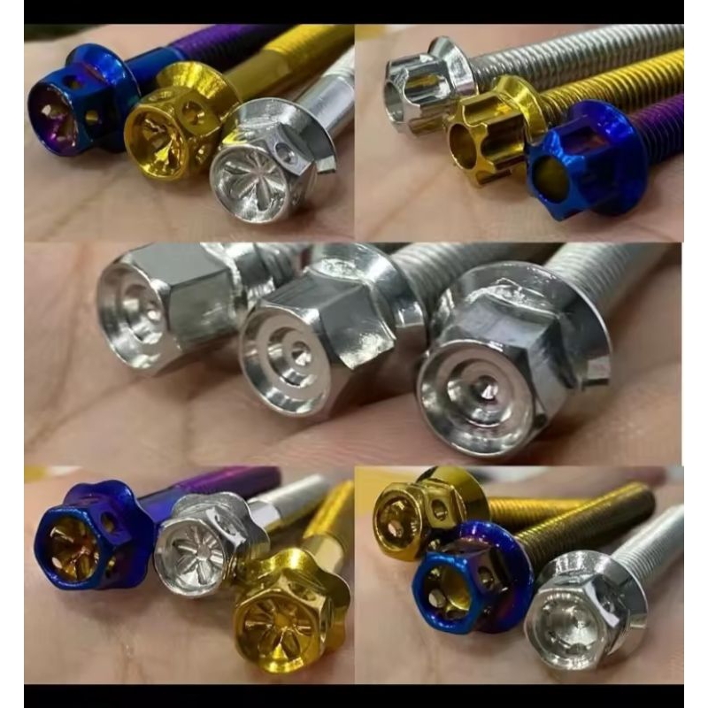 forza350 ยึดปั้มหน้า(ขาหน้าขาเดิม)ราคาต่อ 2 ตัว เงิน-ทอง-ไทเท - รูปที่ 4