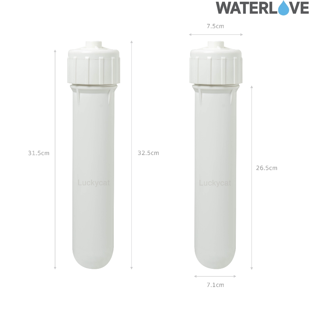กระบอกเมมเบรน 1812 / 3013 สำหรับไส้กรองเมมเบรน Membrane 50~150 GPD / 400 GPD - รูปที่ 2