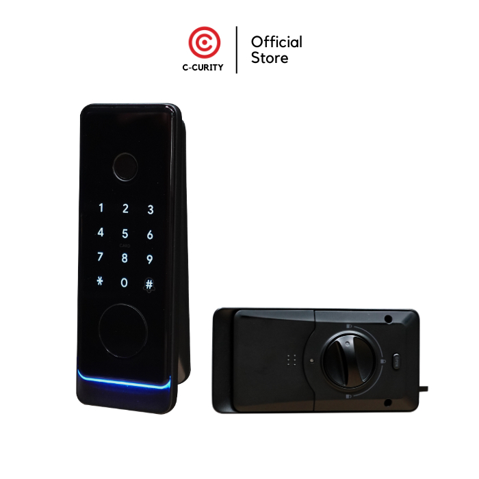C-CURITY รุ่น DRB 509 Digital Door Lock สมาร์ทล็อค กลอนดิจิตอล กันน้ำ 5 ระบบ