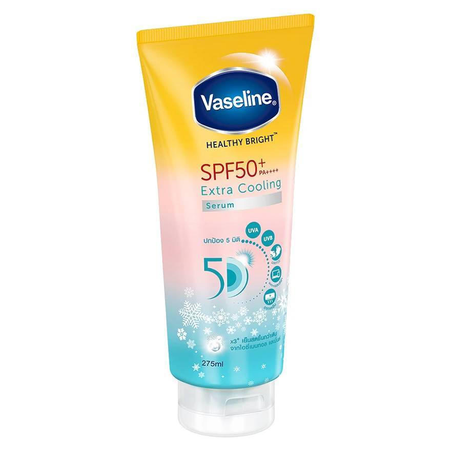 (265 ML.) Vaseline Healthy Bright Extra Cooling Serum SPF50+ PA++++