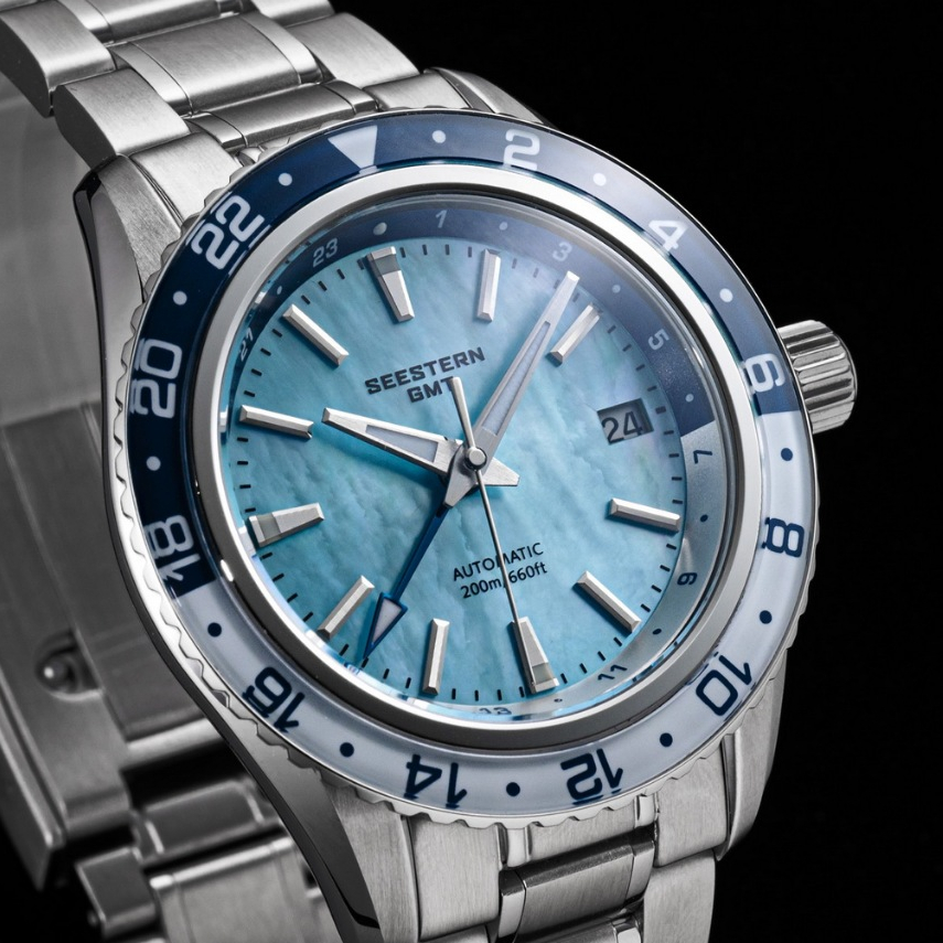 [Pre-order][ออโต้] Seestern S456 Sport Collection GMT 41MM C1 AR Dome Sapphire NH34 200M