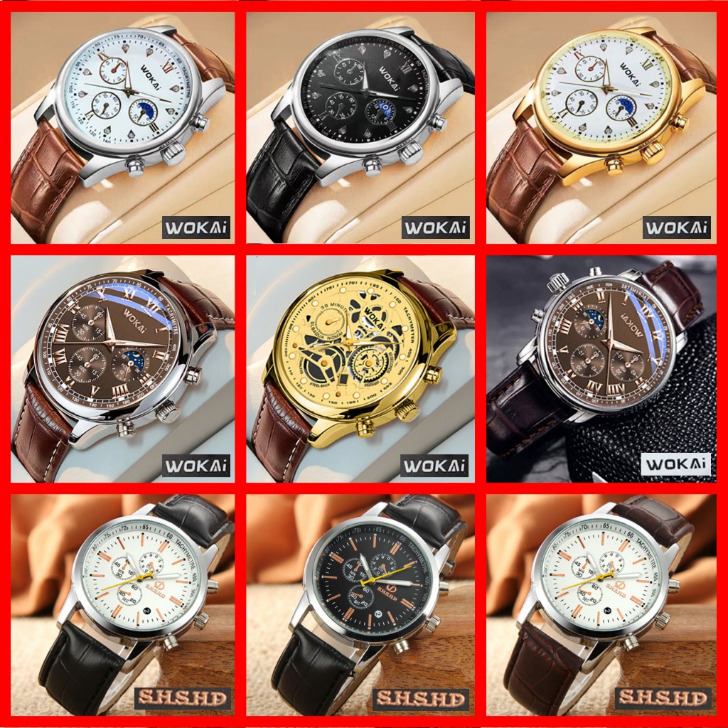 นาฬิกาข้อมือผู้ชาย ผู้หญิง สายหนัง สายเหล็ก แฟชั่น watch ของถูก ลดราคา ของแท้ สวย เท่ รับประกัน ของดี ทรงกลม ทนทาน