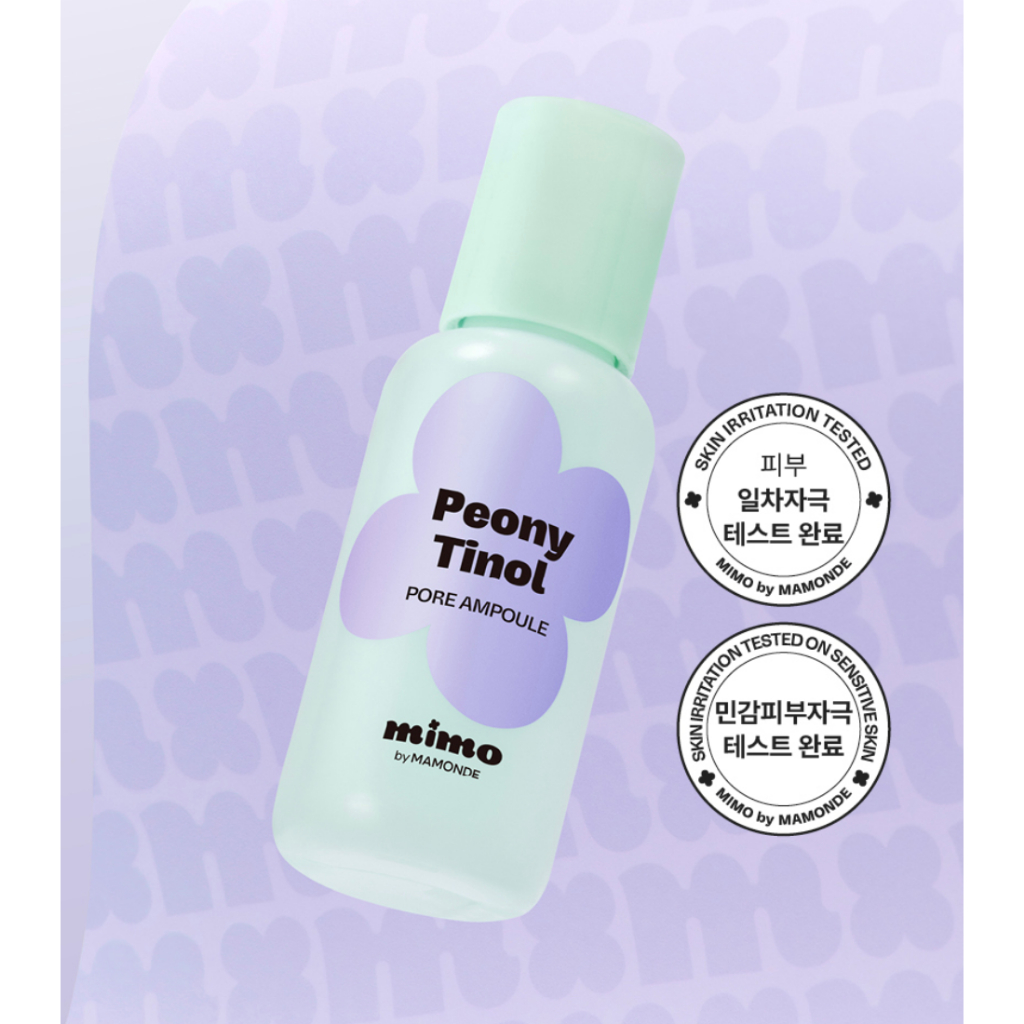 Mimo by Mamonde Peony-Tinol Pore Ampoule 50 mL แอมพูลช่วยกระชับรูขุมขน ช่วยเพิ่มความยืดหยุ่น ลดเลือนริ้วรอย